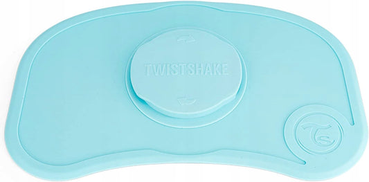 TWISTSHAKE mata MINI CLICK MAT błękitna silikonowa mata do talerzyka dla dzieci do krzesełka