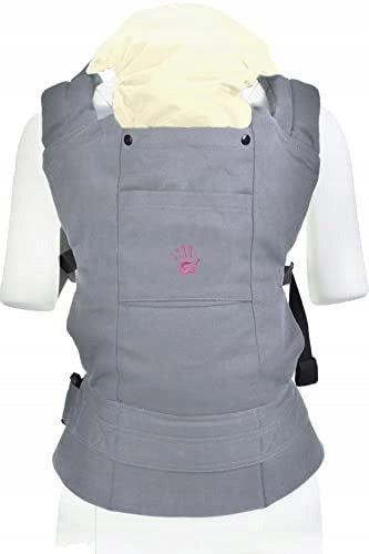 MULTI POWER nosidełko ergonomiczne 5-20kg szare, 4-sezonowe, przewiewne, wygodne nosidło dla dziecka