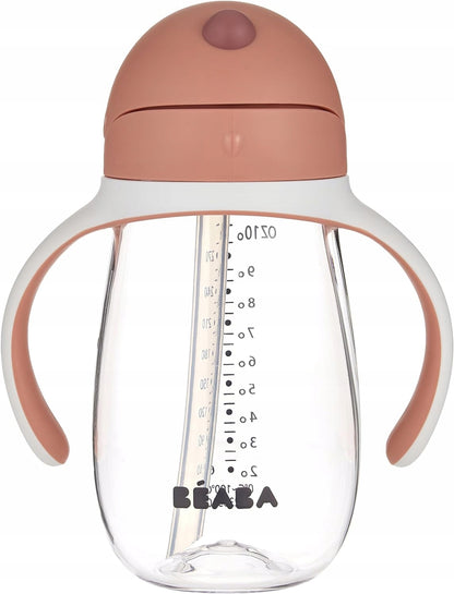 BEABA cană anti-vărsare cu pai 300 ml