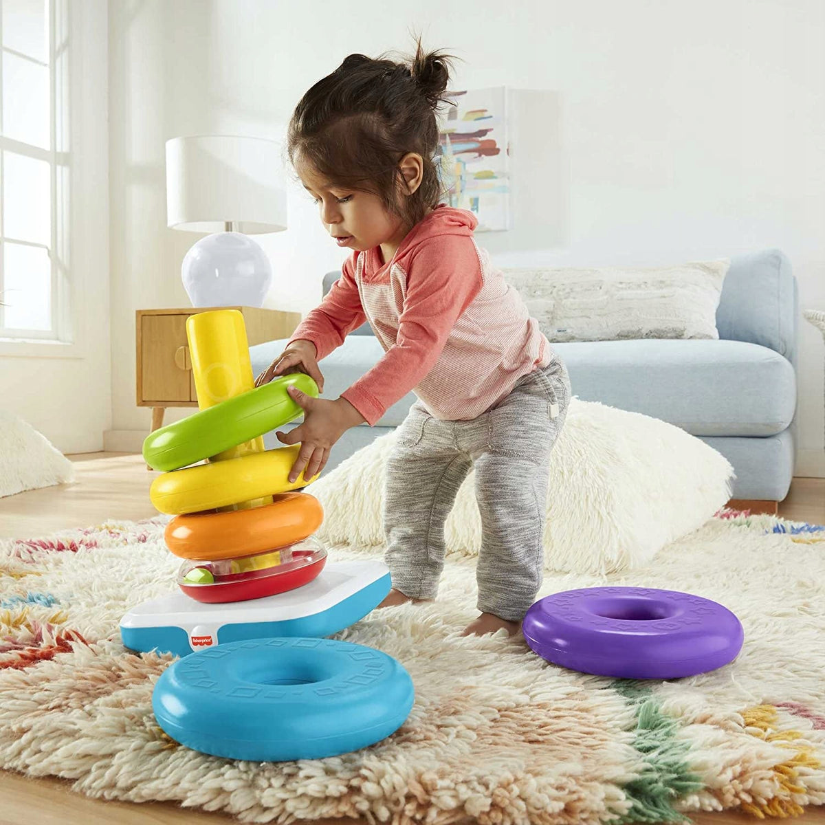 FISHER-PRICE gigantic ring stacking toy