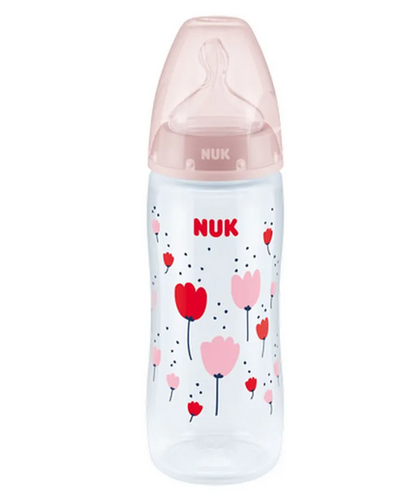 NUK First Choice+ cumisüveg 300 ml 6–18 hónap cumi M