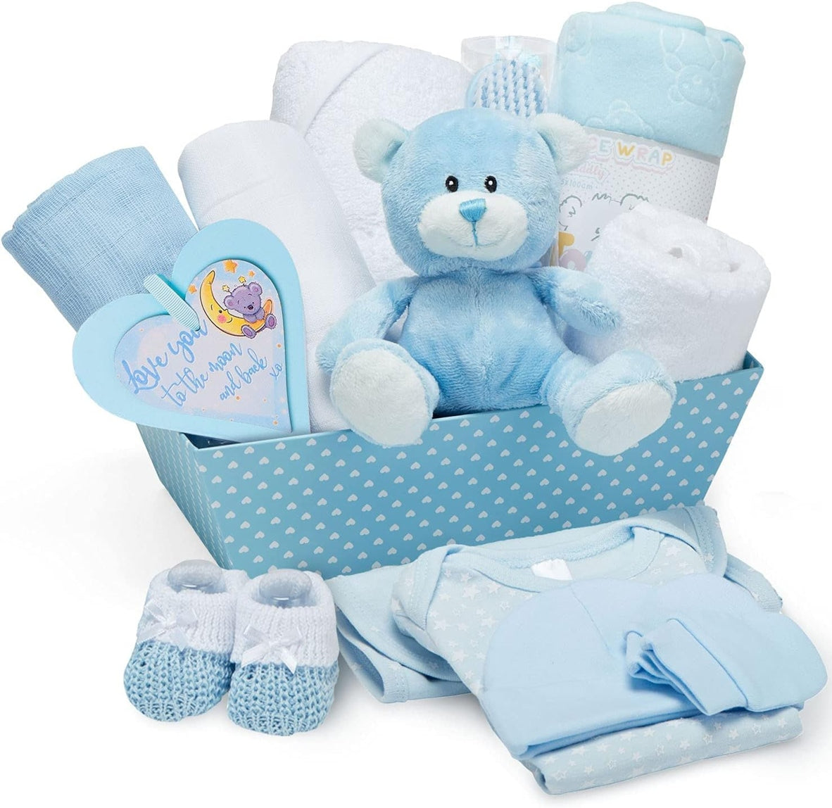 BABY BOX SHOP zestaw prezentowy dla niemowlęcia 12 elementów