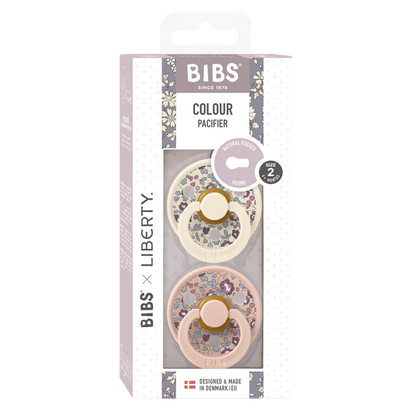 BIBS Eloise Blush Mix runde sutter x2, 6-18m