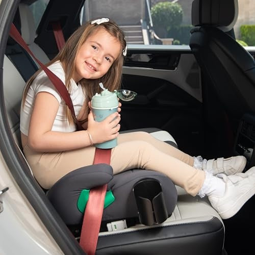 KikkaBoo i-Pop i-Size ISOFIX Booster Seat, 125-150 cm