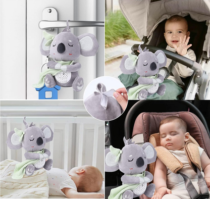 RONIPIC przytulanka z projektorem gwiazd i 14 dźwiękami KOALA 25 cm