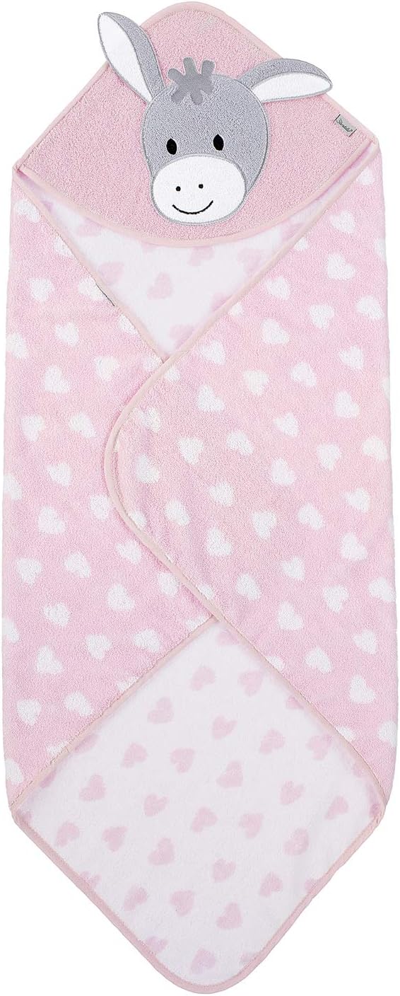 STERNTALER Emmi Âne SERVIETTE À CAPUCHE 80x80cm
