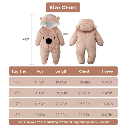 JIAMY winter hooded snowsuit 6-9 months