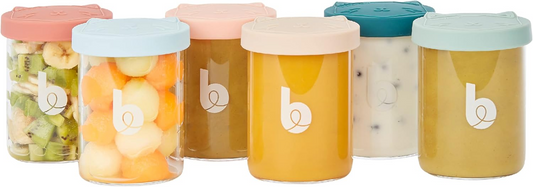 BABYMOOV ISY BOWLS ΓΥΑΛΙΝΑ δοχεία 6x250ml