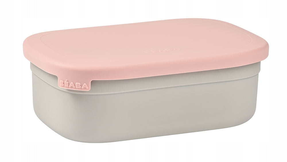 BEABA boîte à déjeuner lunchbox ACIER inoxydable 760ml avec compartiments