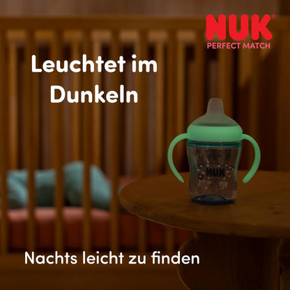 NUK Perfect Match-tydelig kop 150ml 6m+ LYSER I MØRKET