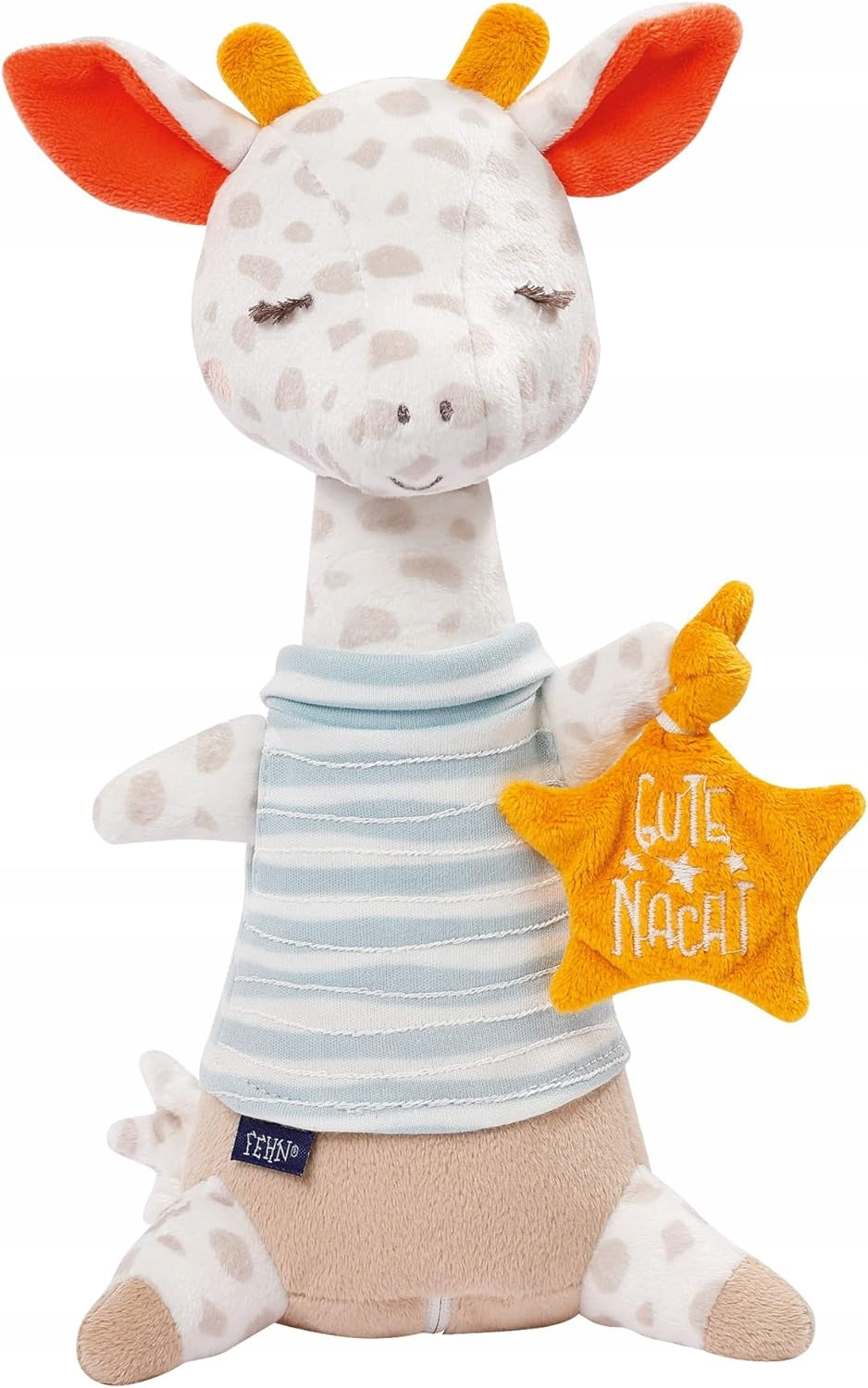 FEHN lampă de veghe pluș girafă 27cm GUTE NACHT