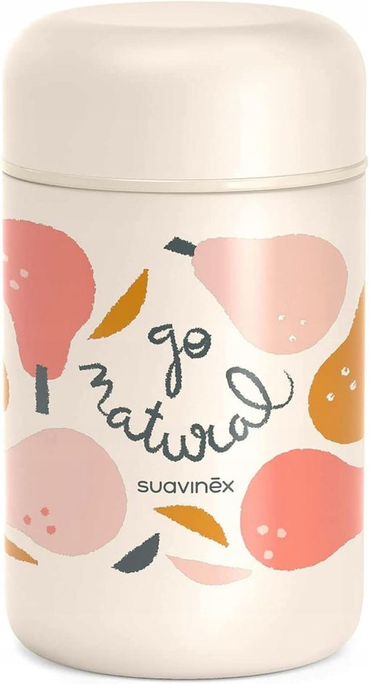 SUAVINEX Go Natural termos obiadowy stalowy 400 ml