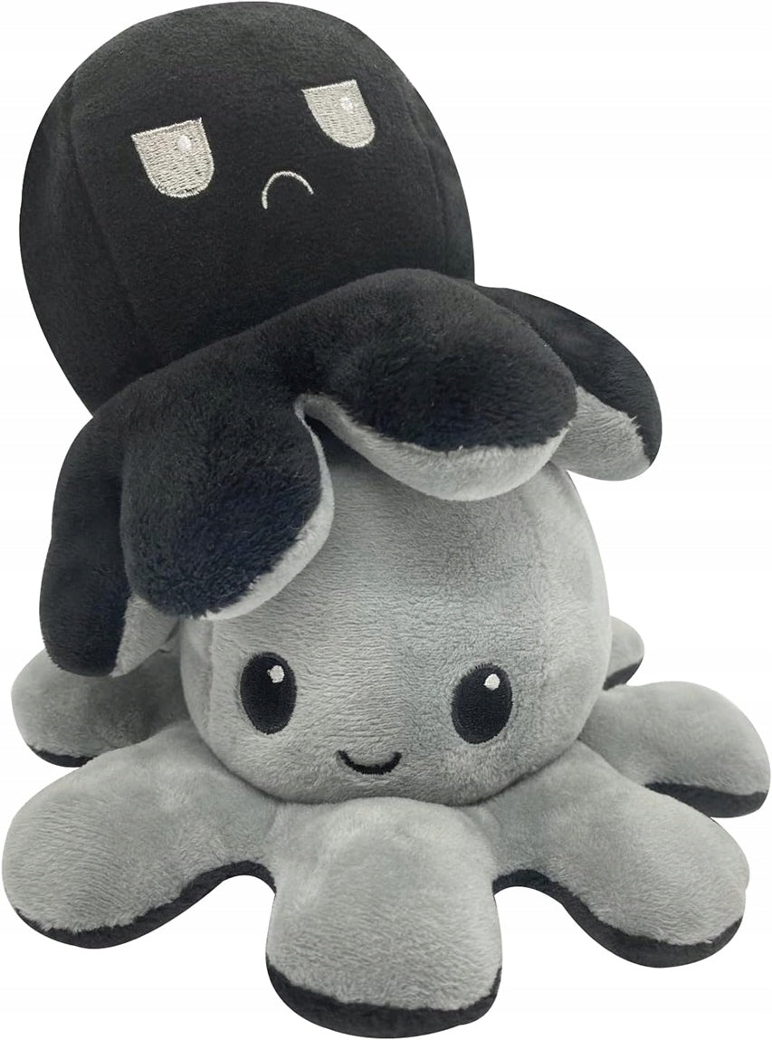 TeeTurtle dwustronna odwracalna przytulanka OŚMIORNICA 8 x 18 cm