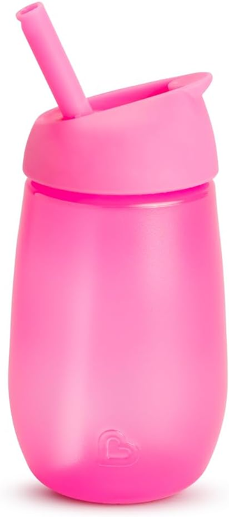 MUNCHKIN Simple Clean lækagesikkert drikkekrus med sugerør  12 m+ 296 ml