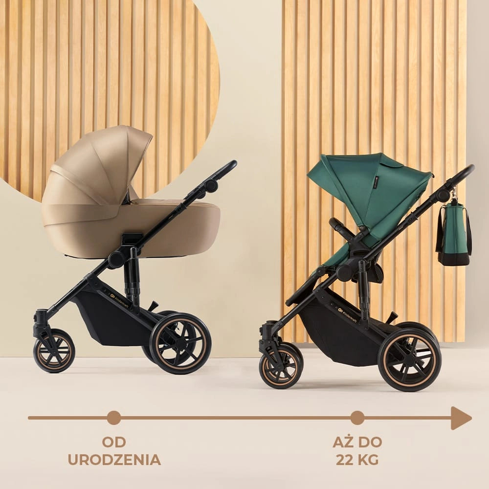 KINDERKRAFT PRIME2 2w1 wózek wielofunkcyjny do 22kg – SHADOW GREY – zdjęcie 7