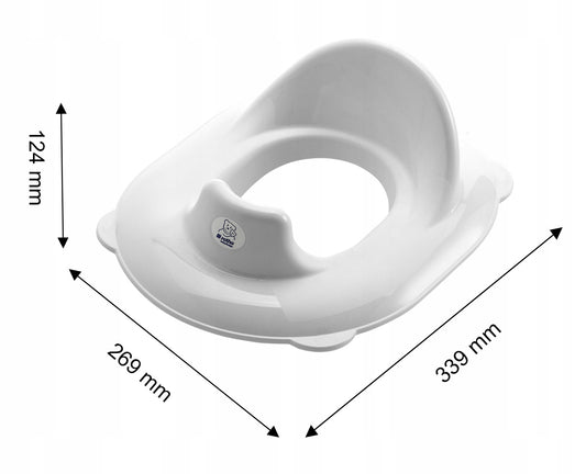 ROTHO TOP nakładka na sedes zielona, ergonomiczna dla dzieci 18 m+, 339x269x124 mm, antypoślizgowa
