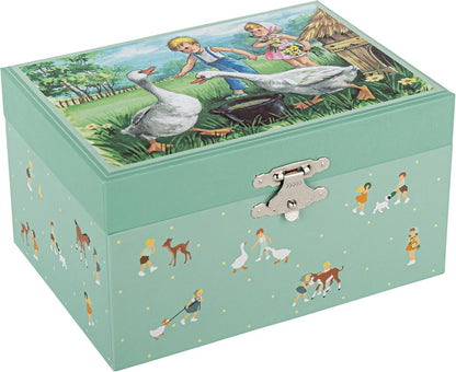 TROUSSELIER Geese winding music box