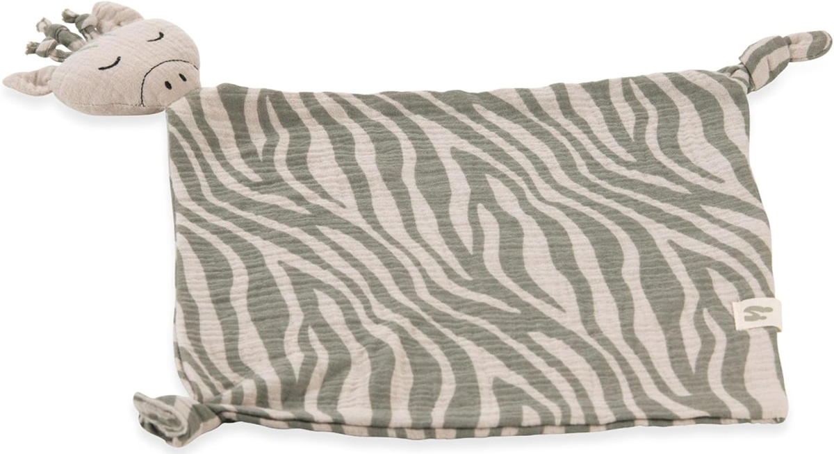 HAUCK Cuddle N Play muszlin komfort takaró plüss 25 25 db cm ZEBRA SAGE