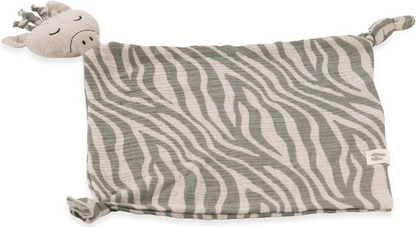 HAUCK Cuddle N Play muszlin komfort takaró plüss 25 25 db cm ZEBRA SAGE