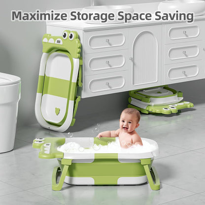 SUPERBE compact baby bathtub with insert for newborns