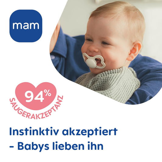 MAM Supreme Silikon-Schnuller x2 0–6 Monate