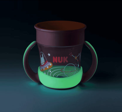 NUK Mini Magic Cup drypfri kop 360° 160 ml 6 m+ selvlysende