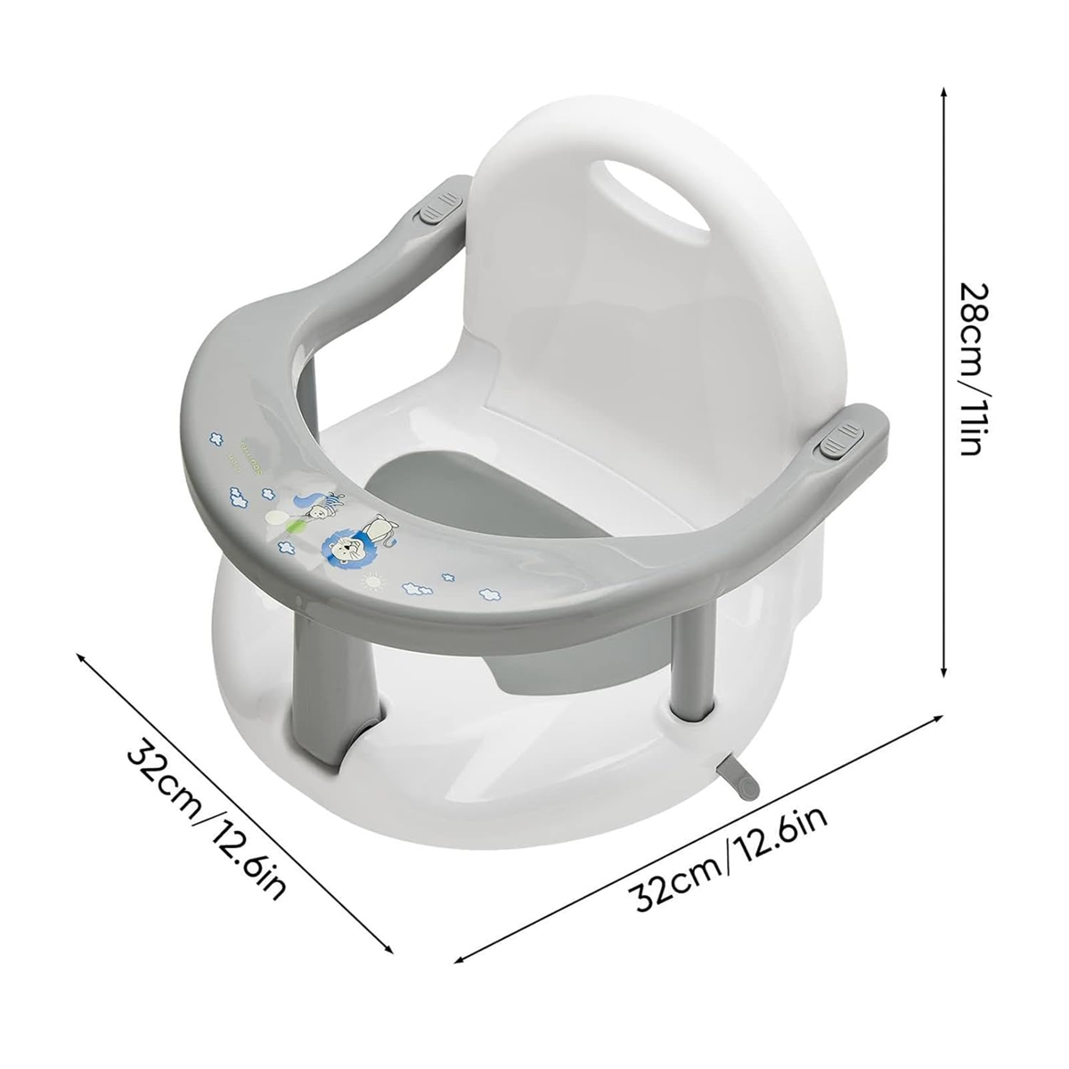 foldable bath chair 7-16 months, 6-14 kg