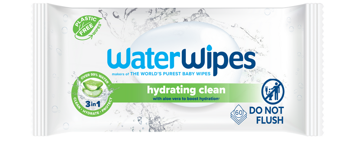 WaterWipes nedves törlőkendő testre és arcra 60 db
