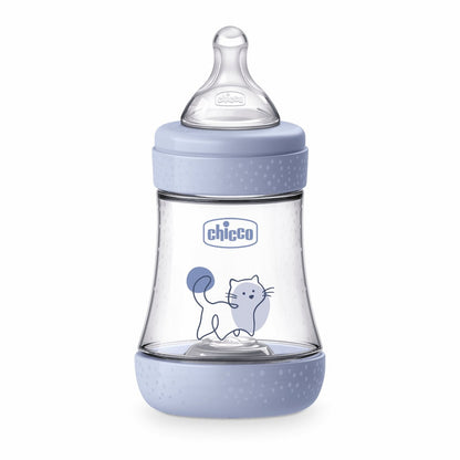 Chicco Perfect5 flaske 150 ml langsomt flow blå 0m