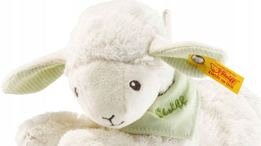 STEIFF przytulanka z pozytywką "Czy wiesz ile jest gwiazd" OWCA LENNY 24 cm – biała owca Lenny dla dzieci 0+