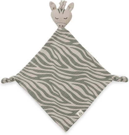 HAUCK Cuddle N Play muszlin komfort takaró plüss 25 25 db cm ZEBRA SAGE