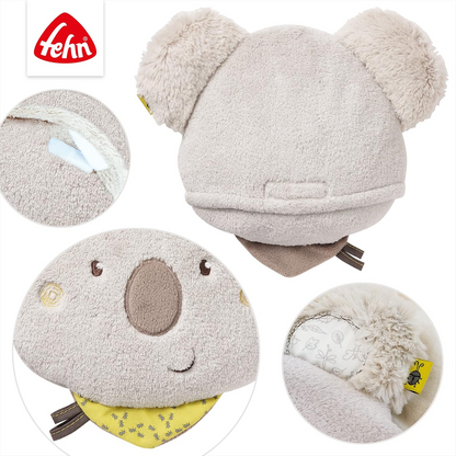 FEHN Koala Australia peluche com bolsa de água quente com caroços de cereja 20 x 20 cm