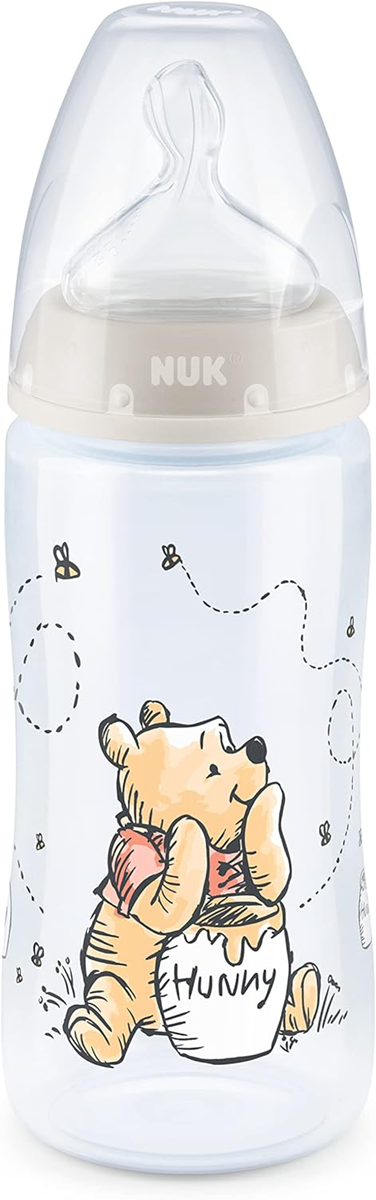 NUK First Choice+ 0–6 hónap CUMISÜVEG 300 ml hőmérsékletjelzővel MICIMACKÓ