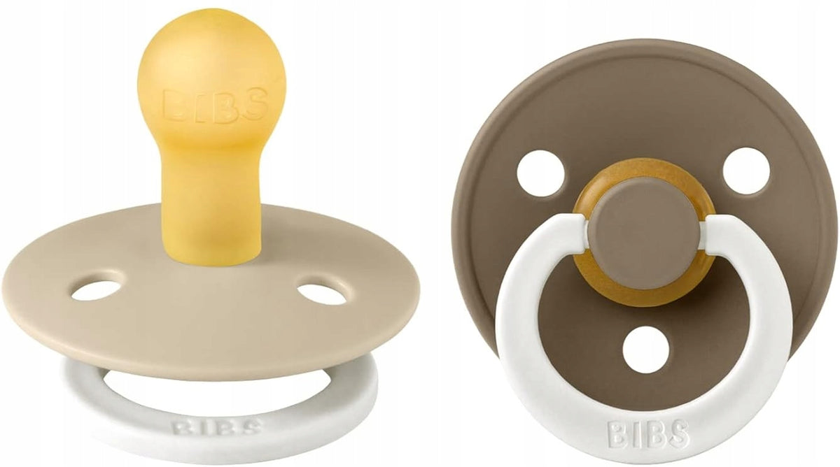 BIBS COLOUR GLOW sucettes apaisantes 2-pack caoutchouc 0-6 mois