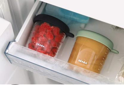 BEABA üveg ételtároló edények 6 x 250 ml