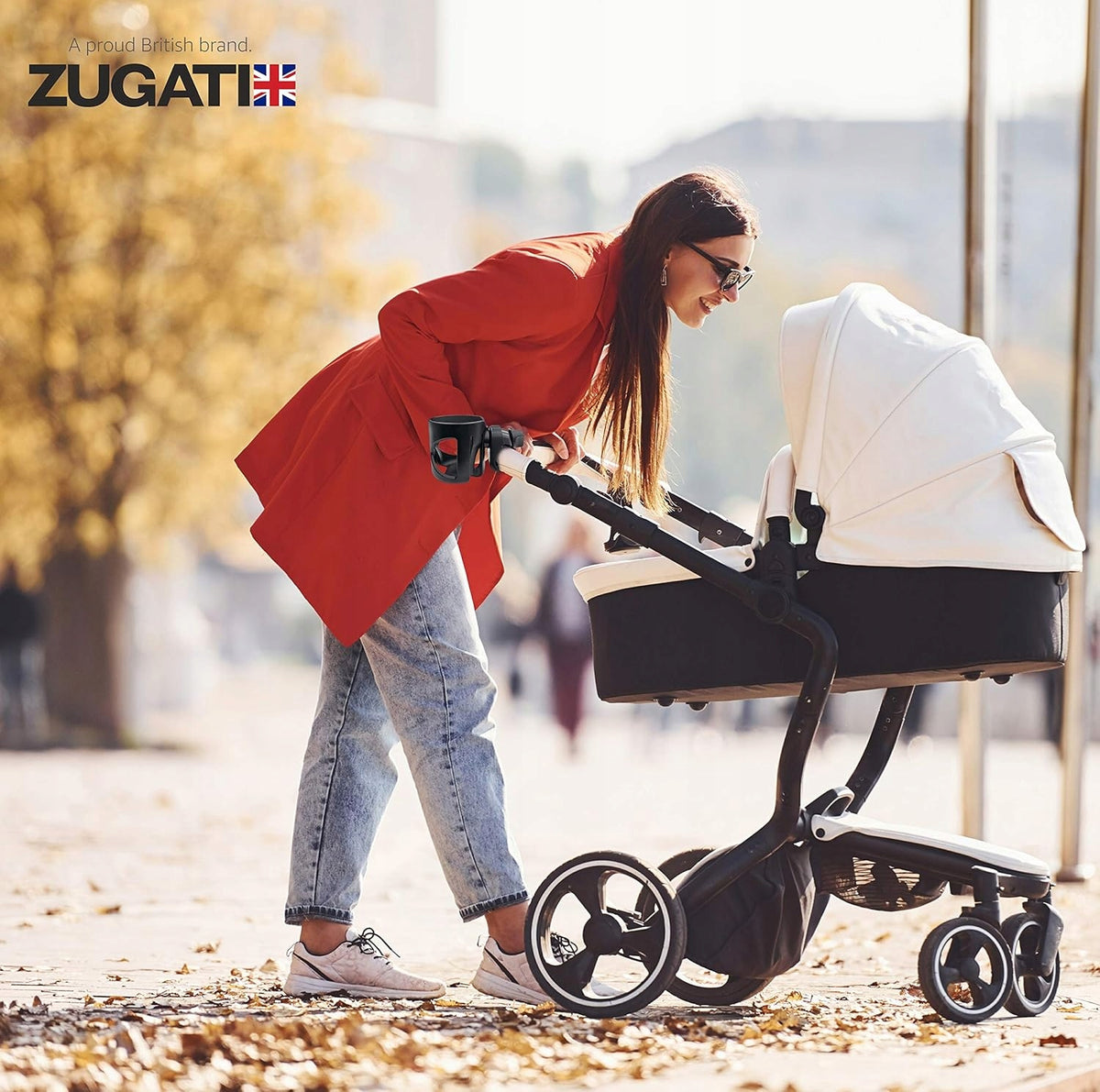 ZUGATI support universel pour gobelet pour poussette, vélo, trottinette
