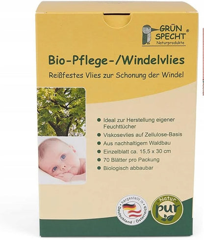 GRUNSPECHT Bio foițe pentru scutece x70 biodegradabile