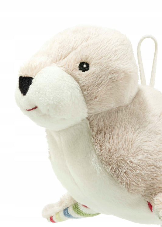 STEIFF przytulanka z pozytywką FOKA TAMME 19 cm, miękka szara foka dla dzieci 0+