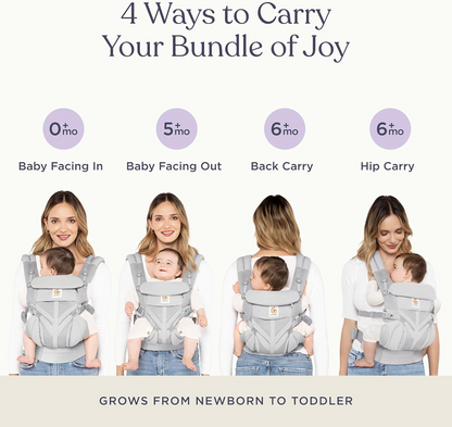 ERGOBABY OMNI 360 COOL AIR MESH ergonomikus babahordozó 3,2-20,4 kg
