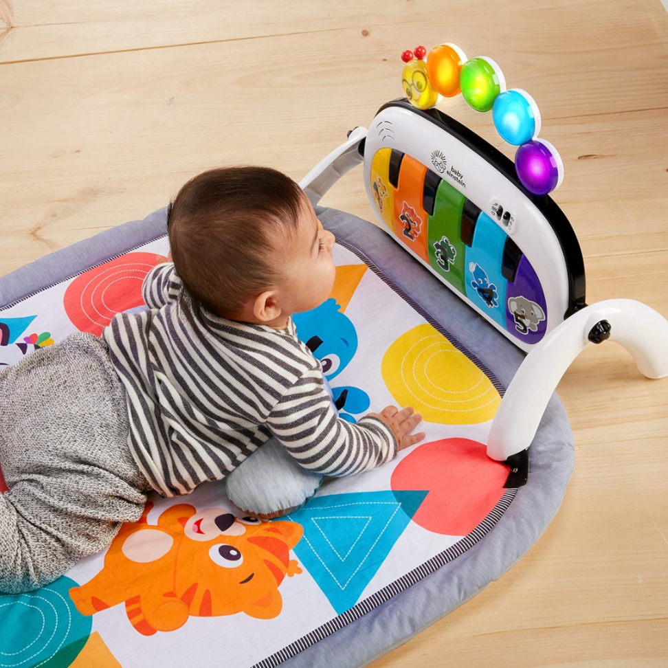 BABY EINSTEIN Kickin' Tunes 4w1 mata edukacyjna + zabawki