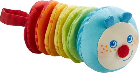HABA składająca się i drżąca gąsienica Mina 18 cm 6 m+