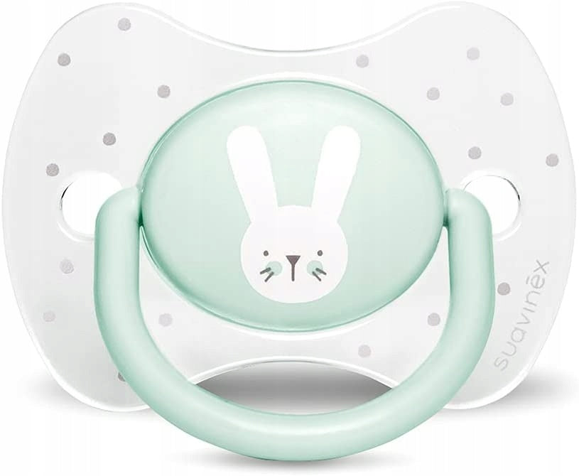 physiological pacifier 0-6m - the flat and symmetrical pacifier is always correctly placed in the baby's