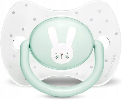 physiological pacifier 0-6m - the flat and symmetrical pacifier is always correctly placed in the baby's