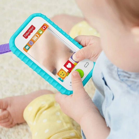FISHER-PRICE GML96 smartfon gryzak grzechotka lusterko