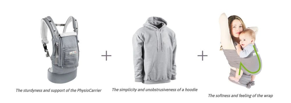 LOVE RADIUS porte-bébé ergonomique avec capuche HOODIE CARRIER