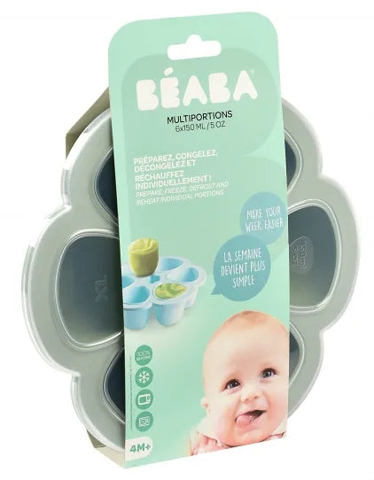 BEABA formă din silicon pentru alimente 6x 150ml
