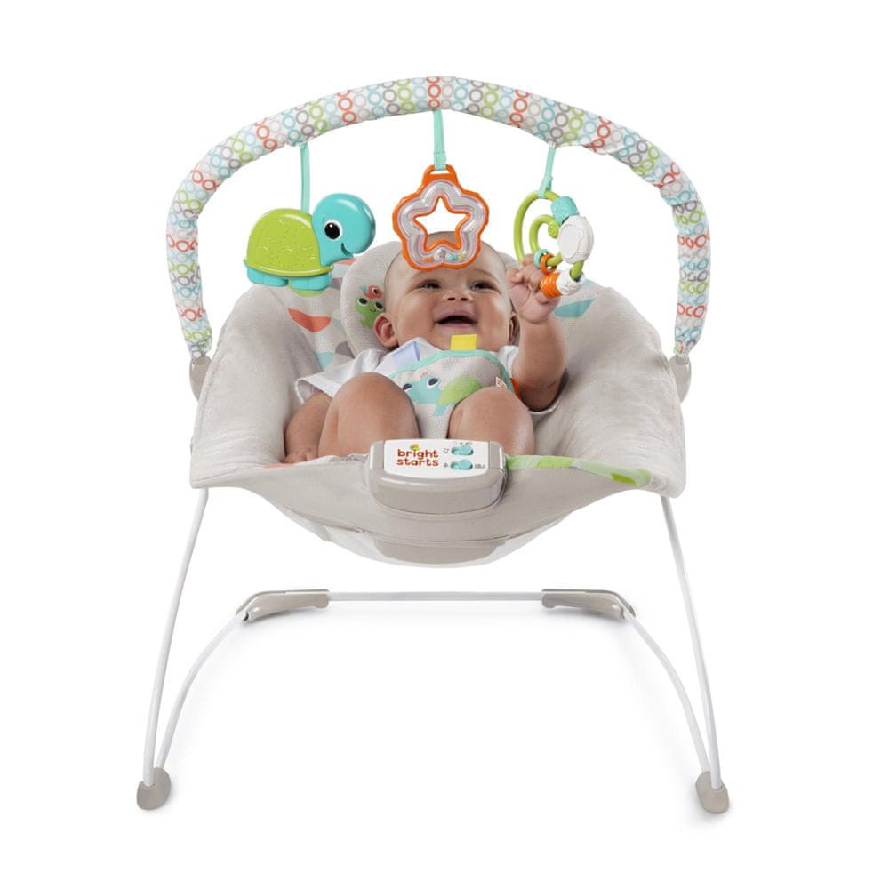 BRIGHT STARTS Happy Safari leagăn cu vibrații și melodii