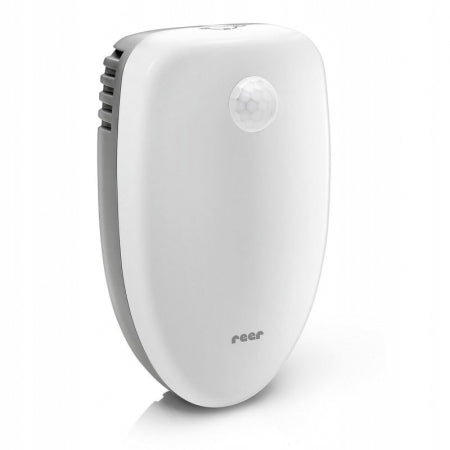 REER PureAir oczyszczacz powietrza z filtrem Hepa 9 x 15 cm, biało-szary, z czujnikiem światła