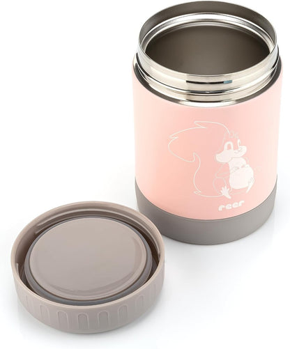 REER ColourDesign stainless steel food thermos SQUIRREL 300 ml