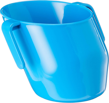 DOIDY Tanulópohár fogantyúval, ivás tanulásához, peremmel, 200 ml, 3 hónap+